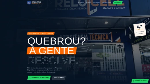 Tela 1 de ReloCell