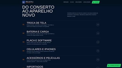 Tela 2 de ReloCell