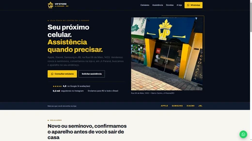 Tela 1 de VIP Store